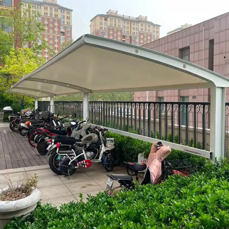 绵竹市膜结构电动车棚